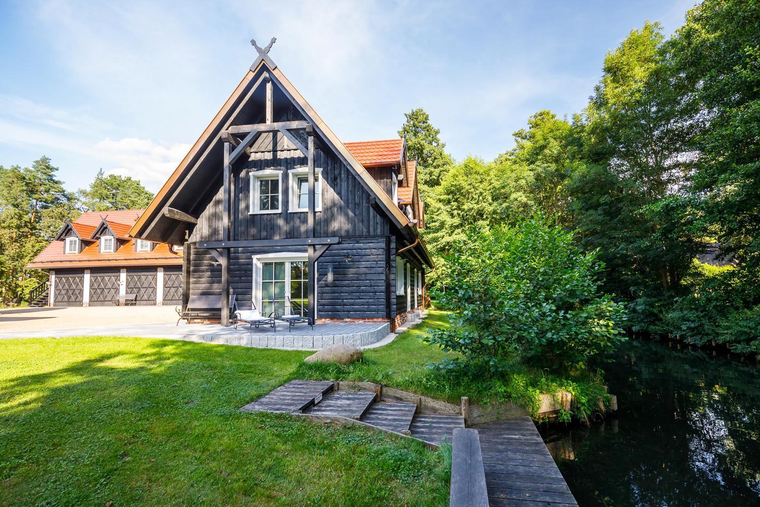 Spreewald Chalet Wohnung Spreeblick Kolonie  外观 照片